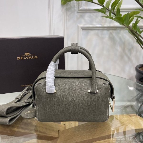 《大人気》DELVAUX 偽物◆Cool Box Mini ソフトグレインレザー製 ハンドバッグ Dee10502 - 画像 (3)