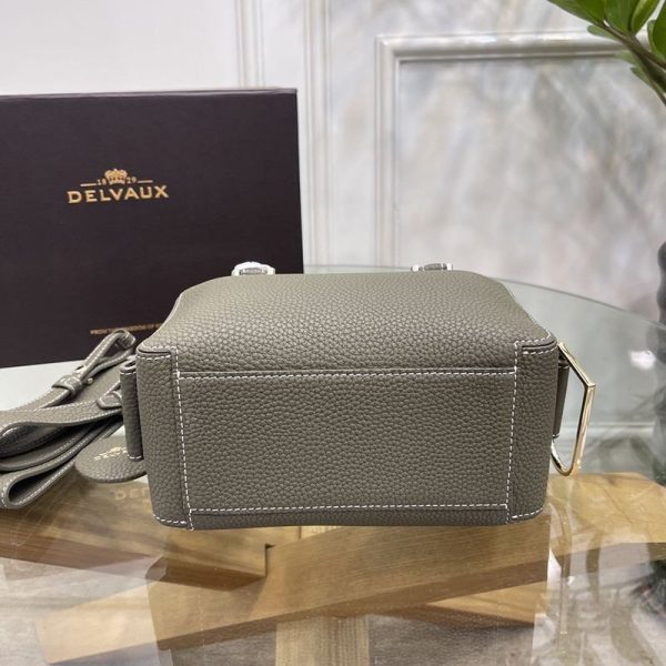 《大人気》DELVAUX 偽物◆Cool Box Mini ソフトグレインレザー製 ハンドバッグ Dee10502 - 画像 (4)