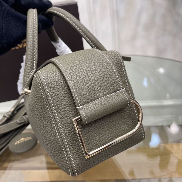 《大人気》DELVAUX 偽物◆Cool Box Mini ソフトグレインレザー製 ハンドバッグ Dee10502 - 画像 (5)