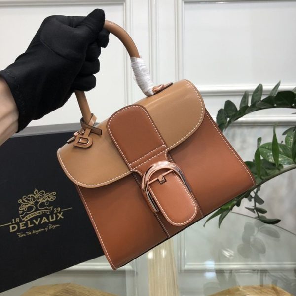 完売必至【DELVAUX スーパーコピー】カーフスキン ブリヨン ショルダー ハンドバッグ Ded74782 - 画像 (3)