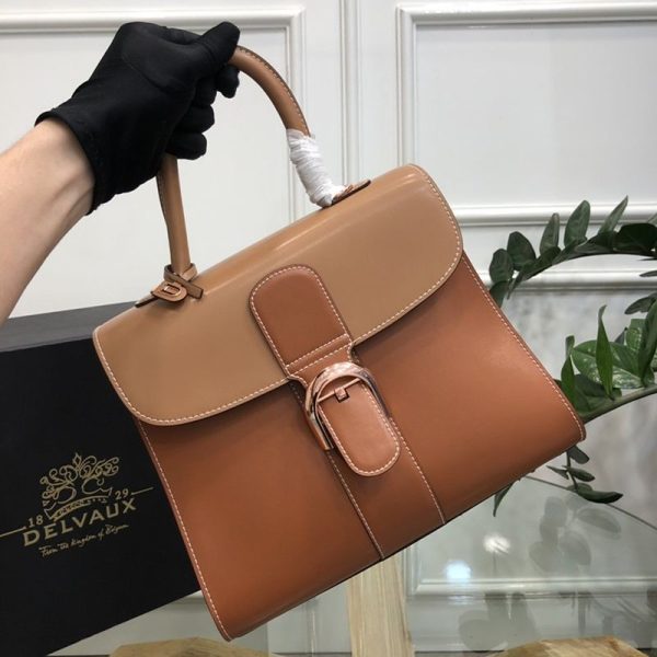 完売必至【DELVAUX スーパーコピー】カーフスキン ブリヨン ショルダー ハンドバッグ Ded74782 - 画像 (5)