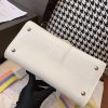 人気急上昇 デルボー ブリヨン MM Ivoryステッチ コピー ミディアムハンドバッグ Ded72803 - 画像 (5)