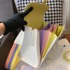 人気急上昇 デルボー ブリヨン MM Ivoryステッチ コピー ミディアムハンドバッグ Ded72803 - 画像 (8)