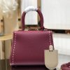 ★日本!!人気！デルボー ブリヨン Ivoryステッチ コピー ミディアムハンドバッグ Den39829 - 画像 (3)