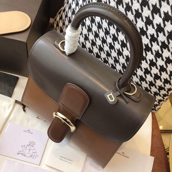★日本!!人気！【デルボー ハンドバッグ 偽物】ブリヨン Ivoryステッチ ミディアムハンドバッグ Der39858 - 画像 (2)