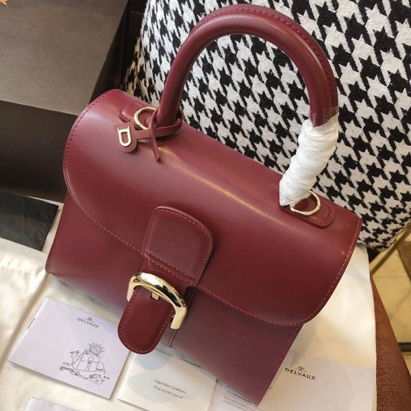 人気No1【デルボー ハンドバッグ コピー】ブリヨン Ivoryステッチ ミディアムハンドバッグ Det82089 - 画像 (2)