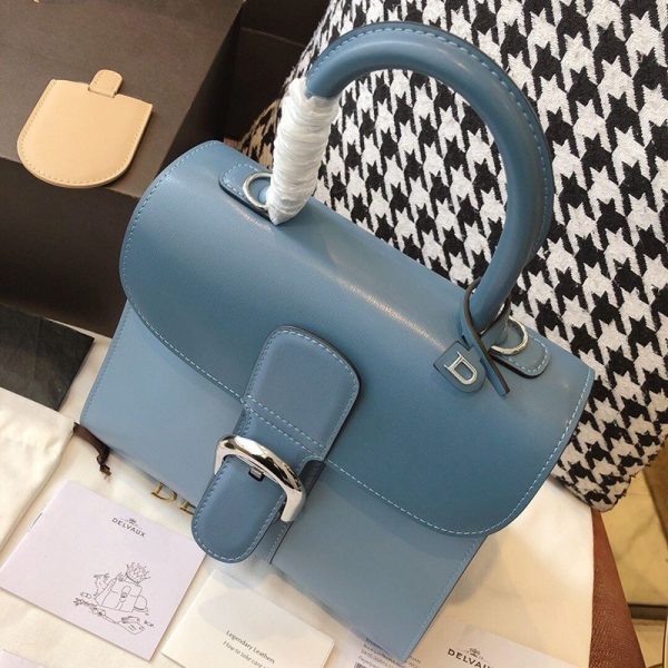 一目惚れ♪【デルボー 偽物】ブリヨン Ivoryステッチ ミディアムハンドバッグ Ded95103 - 画像 (2)