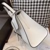大人気！【デルボー ハンドバッグ 偽物】ブリヨン Ivoryステッチ ミディアムハンドバッグ Deg55640 - 画像 (3)