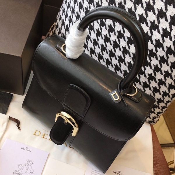 争奪戦【デルボー ハンドバッグ 偽物】ブリヨン Ivoryステッチ ミディアムハンドバッグ Dej22268 - 画像 (2)