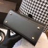 争奪戦【デルボー ハンドバッグ 偽物】ブリヨン Ivoryステッチ ミディアムハンドバッグ Dej22268 - 画像 (5)
