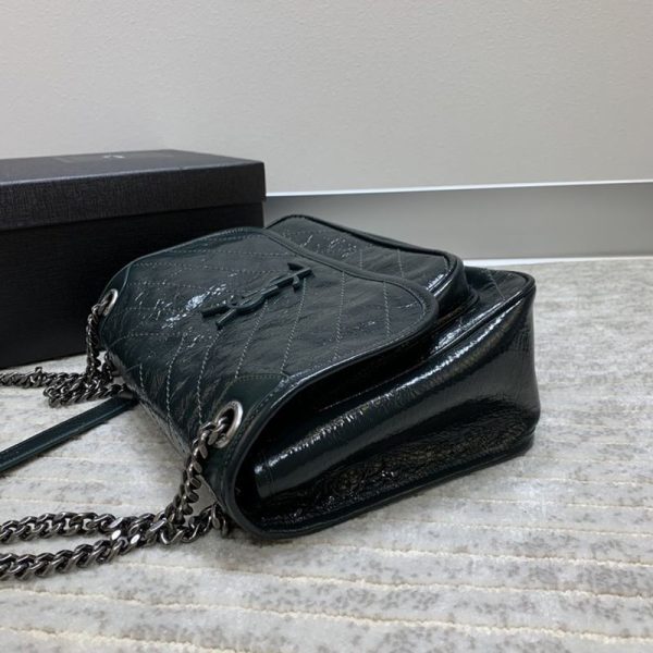 日本未入荷サンローラン ショルダーバッグ 偽物 ニキ ミディアム クリンクルヴィンテージレザー Saz69051 - 画像 (5)
