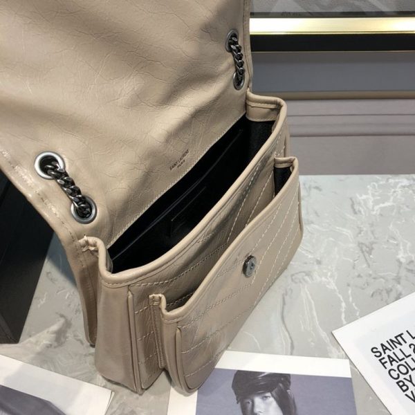 【日本未発売】サンローラン ショルダーバッグ 偽物 ニキ ベイビー クリンクルヴィンテージレザー Sav69448 - 画像 (3)