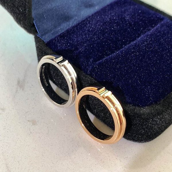 日本未入荷 ティファニー Tナローリング45mm 18k ゴールド Til24788 - 画像 (3)