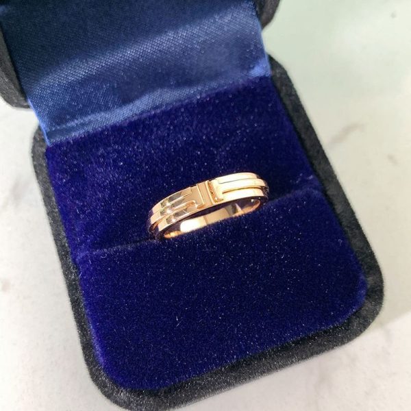 日本未入荷 ティファニー Tナローリング45mm 18k ゴールド Til24788 - 画像 (6)