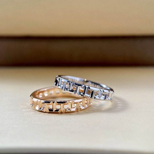 超希少！ティファニー T トゥルー ナローリング コピー 18K 3.5mm Tio14229 - 画像 (3)