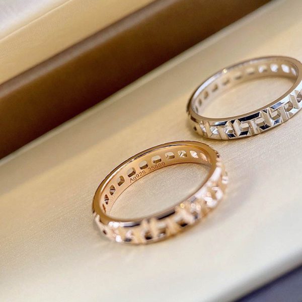 超希少！ティファニー T トゥルー ナローリング コピー 18K 3.5mm Tio14229 - 画像 (9)