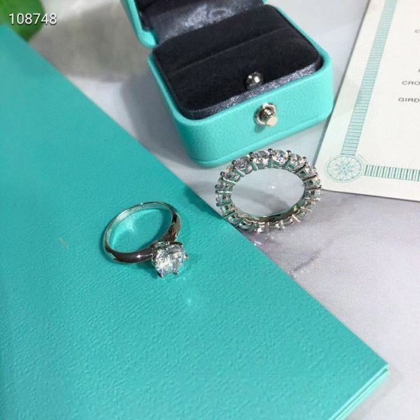 21-22AW【Twiceサナさん着用】ティファニー 偽物 Soleste 婚約指輪 リング Tit32122 - 画像 (4)