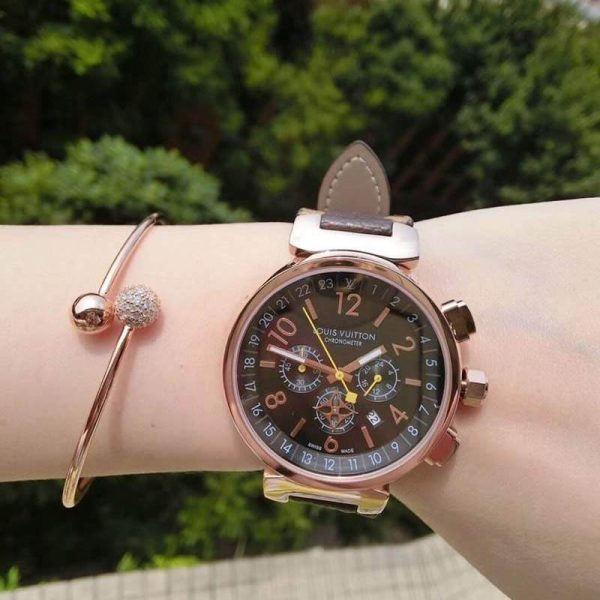 稀少 ルイヴィトン 時計  タンブール ストリート ダイバー コピー モノグラム 33mm vuy88476 - 画像 (2)