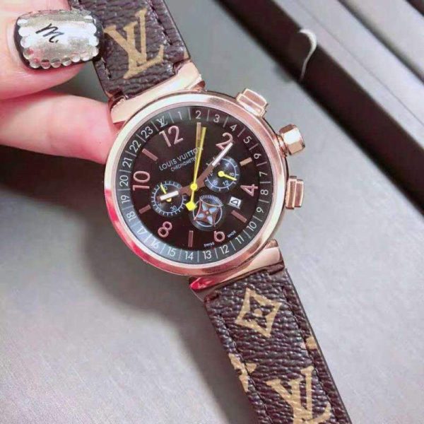 稀少 ルイヴィトン 時計  タンブール ストリート ダイバー コピー モノグラム 33mm vuy88476 - 画像 (3)