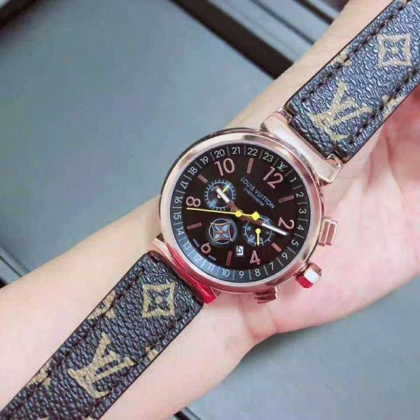稀少 ルイヴィトン 時計  タンブール ストリート ダイバー コピー モノグラム 33mm vuy88476 - 画像 (8)
