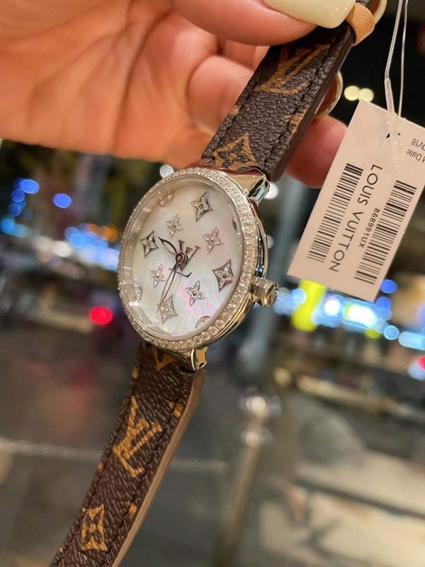 大人気！ルイヴィトン 時計 タンブール ビジュ 偽物ラグダイヤ レディース39mm vud72346 - 画像 (3)