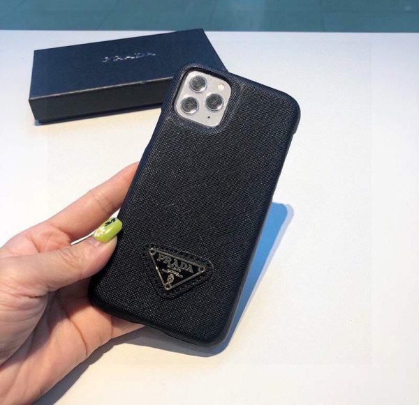 プラダ ケース コピー トライアングルロ レザーiPhone12/proケース pug22462 - 画像 (6)