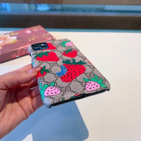 定番グッチ いちご ケース コピー ストロベリー iPhone GG スプリーム gui02066 - 画像 (3)