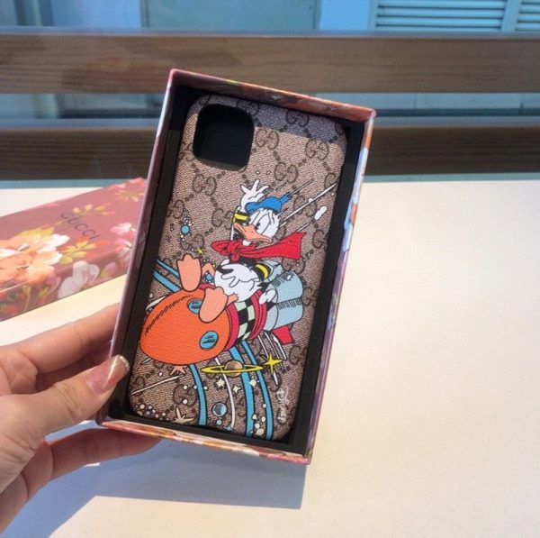 大人気!!新色グッチ ディズニーコラボ ドナルドダック iPhoneケース コピー gub66546 - 画像 (5)