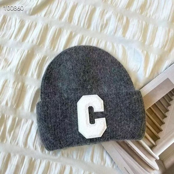 人気急上昇セリーヌ イニシャル付き カシミア ウール ビーニー コピー 全色 Cea33971 - 画像 (6)
