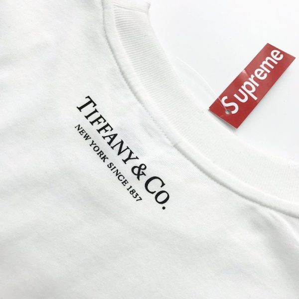 【日本未発売】シュプリーム ティファニー tシャツ 偽物 ボックス ロゴ  "ホワイト" SUP-FW21-269 - 画像 (8)