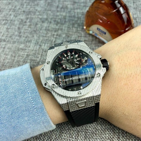 希少色ウブロ スーパーコピー ビッグバン MP-11 14 デイ パワーリザーブ サファイア 限定200本 hua97770 - 画像 (2)
