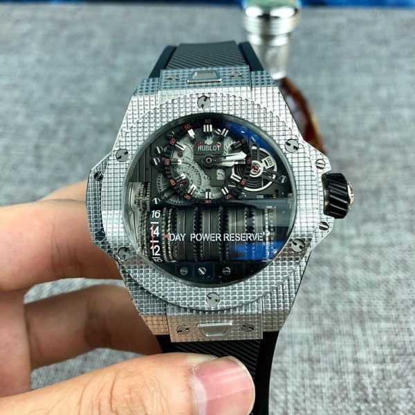 希少色ウブロ スーパーコピー ビッグバン MP-11 14 デイ パワーリザーブ サファイア 限定200本 hua97770 - 画像 (5)