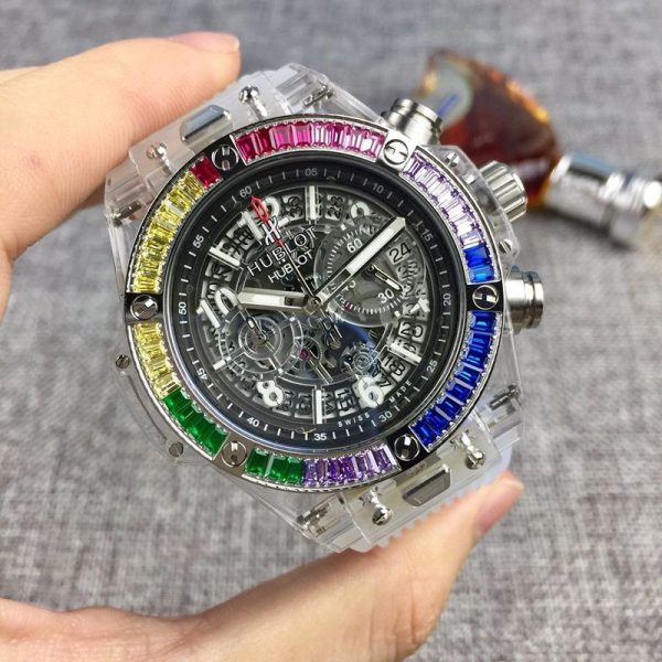 ☆超人気☆ウブロ コピー 腕時計 ビッグバン ウニコ サファイア 限定生産500本 hut86236 - 画像 (5)