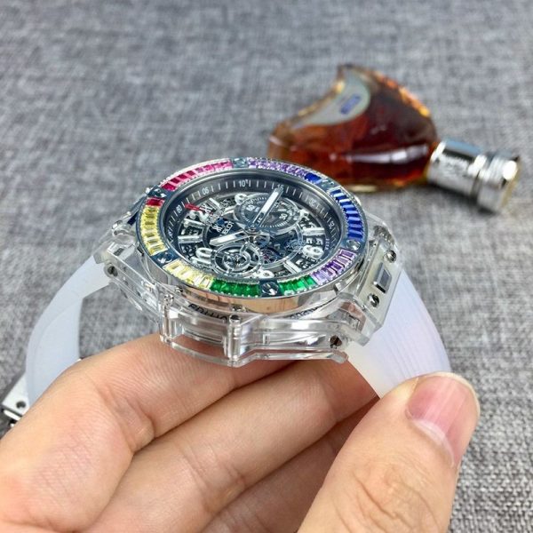 ☆超人気☆ウブロ コピー 腕時計 ビッグバン ウニコ サファイア 限定生産500本 hut86236 - 画像 (6)