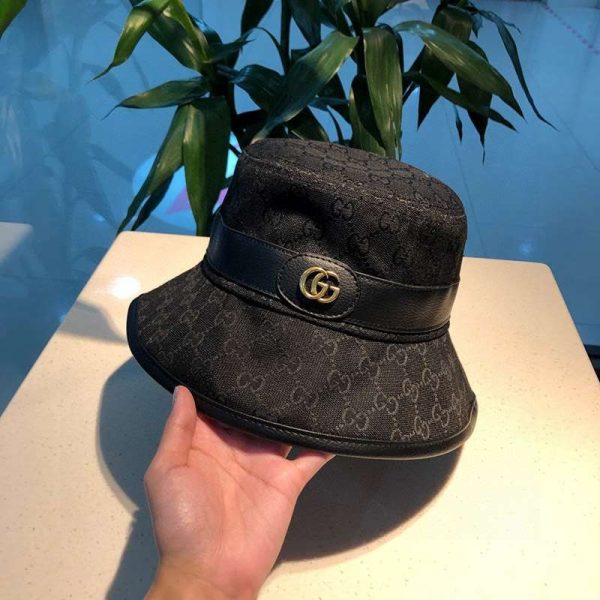 21-22AW グッチ GGキャンバス フェドラ バゲットハット偽物 可愛い guk29514 - 画像 (6)