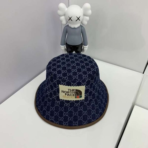 《大人気》グッチ ノースフェイス 偽物GGキャンバス フェドラ バゲットハット gur45460 - 画像 (2)