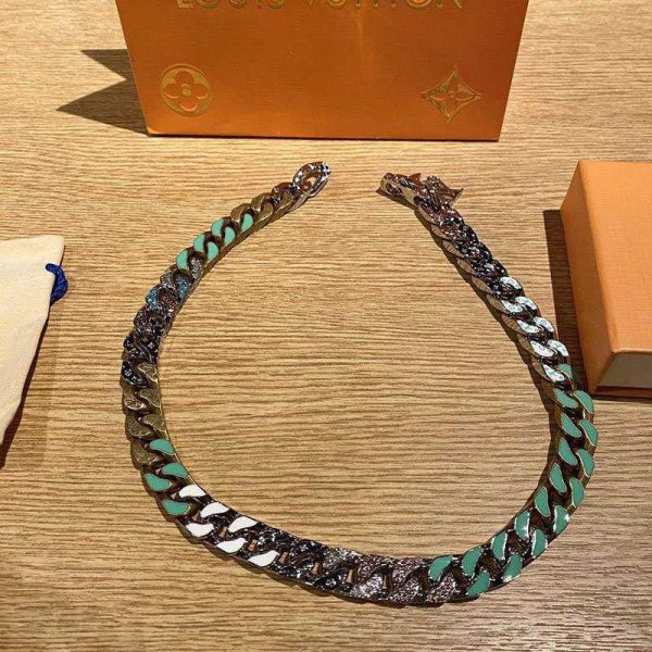 大人気!!新色ルイヴィトン コピー コリエ・チェーンリンクス パッチーズ ストラス ネックレス vuf50254 - 画像 (9)