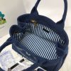 [プラダ] カナパ x レザー トートバッグ コピー / ショッピングバッグ puw75591 - 画像 (4)