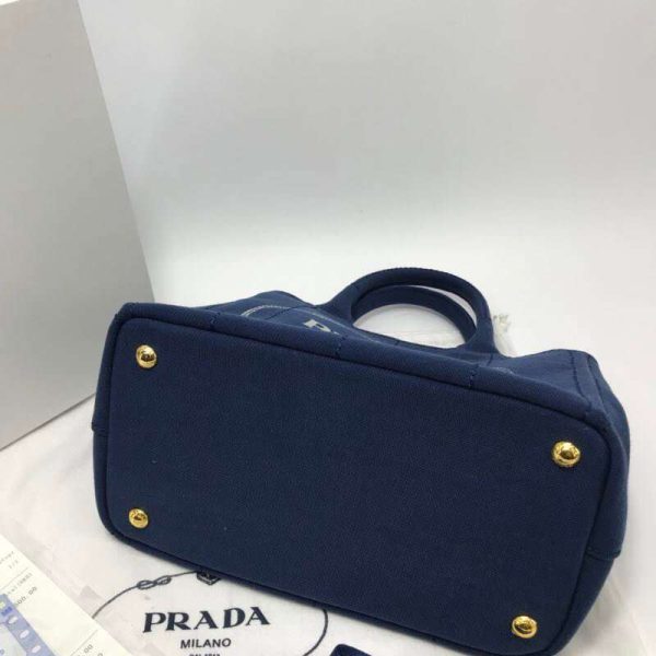[プラダ] カナパ x レザー トートバッグ コピー / ショッピングバッグ puw75591 - 画像 (7)
