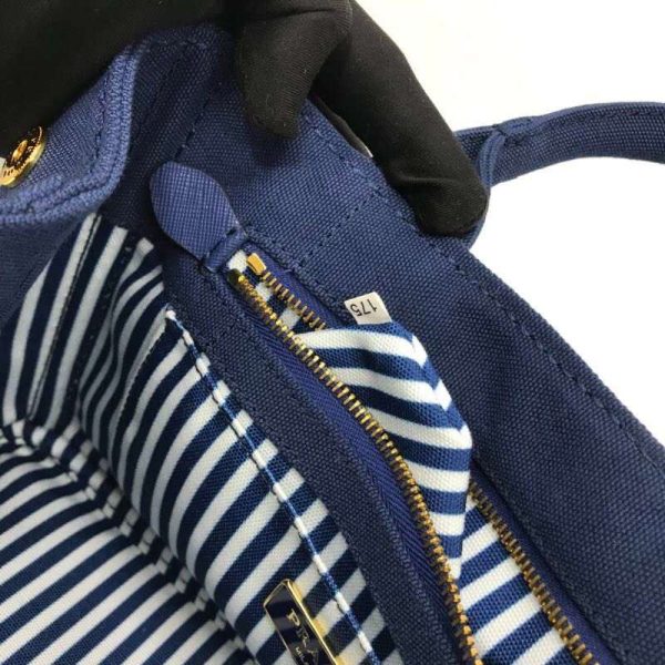 [プラダ] カナパ x レザー トートバッグ コピー / ショッピングバッグ puw75591 - 画像 (8)