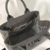 [プラダ] カナパ x レザー トートバッグ偽物 / ショッピングバッグ 【追跡付】 puj76372 - 画像 (8)