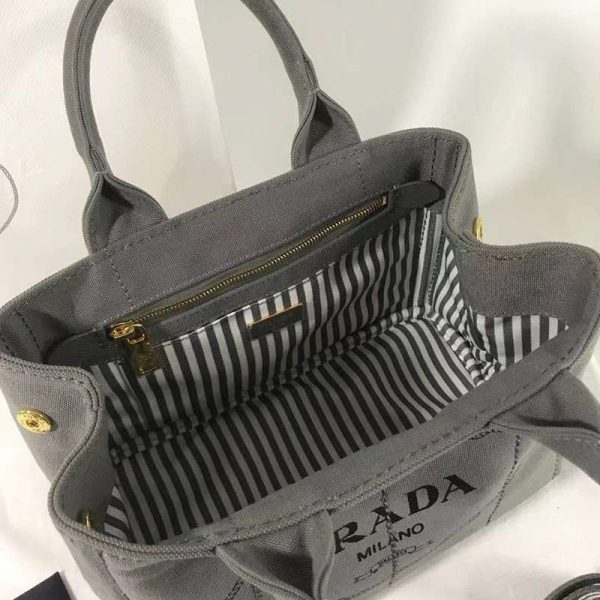 [プラダ] カナパ x レザー トートバッグ偽物 / ショッピングバッグ 【追跡付】 puj76372 - 画像 (8)
