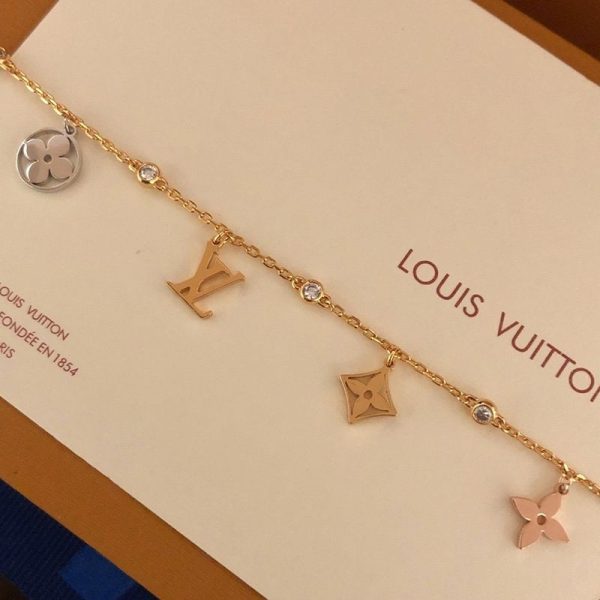【国内発】​ルイヴィトン ブラスレ イディール チャーム 偽物 18K ダイヤ ブレス Q95689 - 画像 (4)