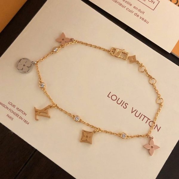 【国内発】​ルイヴィトン ブラスレ イディール チャーム 偽物 18K ダイヤ ブレス Q95689 - 画像 (5)