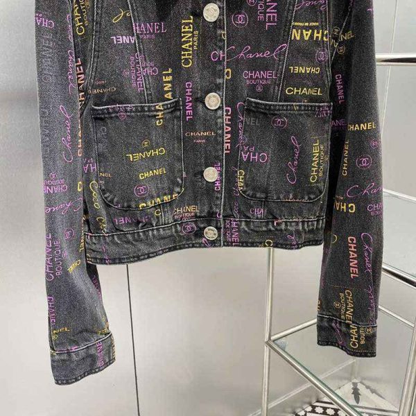 人気急上昇シャネル コピー プリント デニム ジャケット shr59717 - 画像 (9)