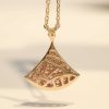 目を惹くカラー ブルガリ ビーゼロワン ネックレス 偽物 DIVAS DREAM☆ローズGold＆輝くダイヤ☆ネックレスS310 Buf46484 - 画像 (4)