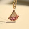 目を惹くカラー ブルガリ ビーゼロワン ネックレス 偽物 DIVAS DREAM☆ローズGold＆輝くダイヤ☆ネックレスS310 Buf46484 - 画像 (6)