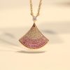 目を惹くカラー ブルガリ ビーゼロワン ネックレス 偽物 DIVAS DREAM☆ローズGold＆輝くダイヤ☆ネックレスS310 Buf46484 - 画像 (5)