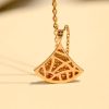 目を惹くカラー ブルガリ ビーゼロワン ネックレス 偽物 DIVAS DREAM☆ローズGold＆輝くダイヤ☆ネックレスS310 Buf46484 - 画像 (7)