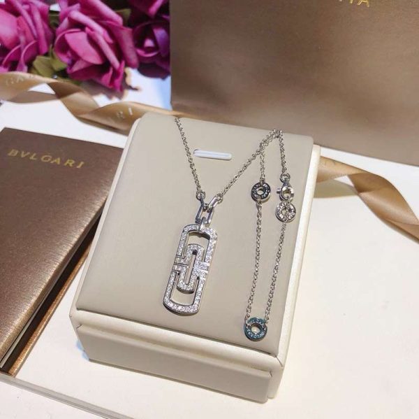 ★日本!!人気！ブルガリ ダイヤ ネックレス スーパーコピーN級品 18K ゴールド【追跡付】 Buj65041 - 画像 (3)